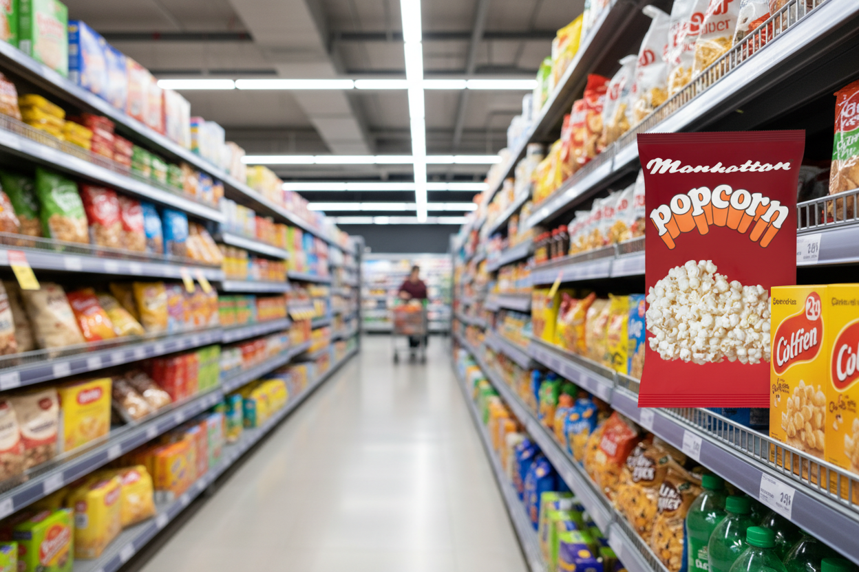 Manhattan Popcorn Salted - 15Gm