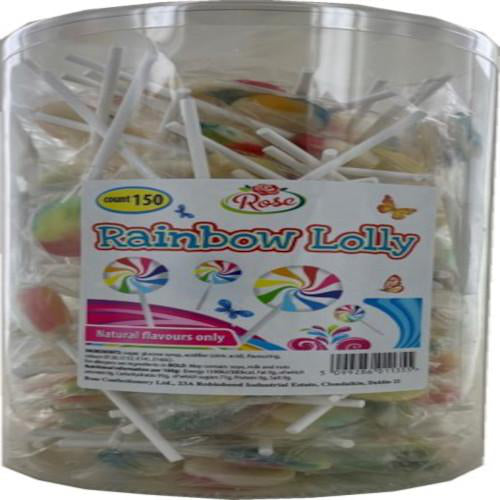 150 x Rose Rainbowlolly 8G