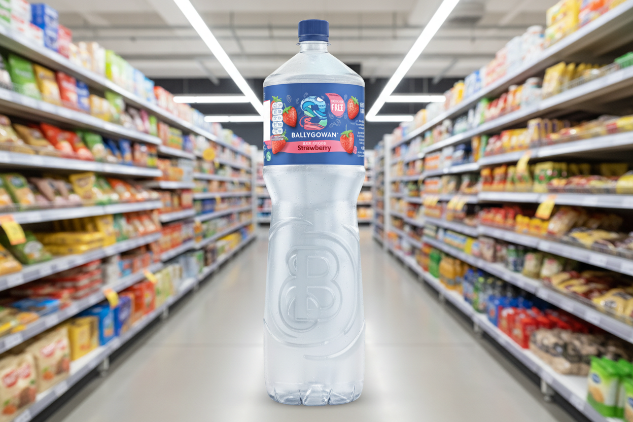 8 x Ballygowan Hint Of Fruit Strawberry 1.5L