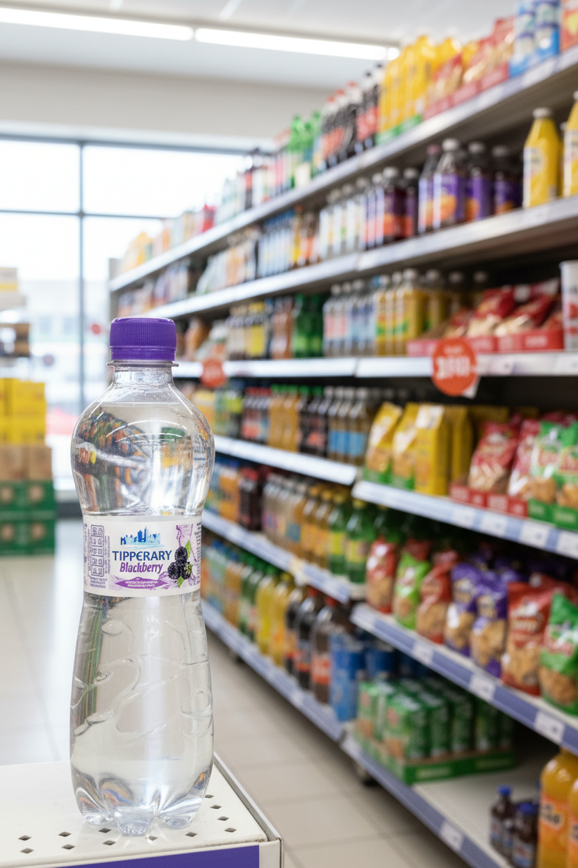 12 x Tipperary Blackberry Flavour Sparkling Water 500Ml