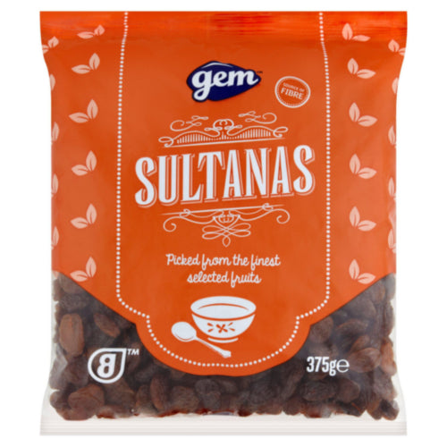 24 x Gem Sultanas 375G