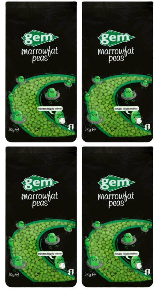 4 x Gem Marrowfat Peas 3Kg