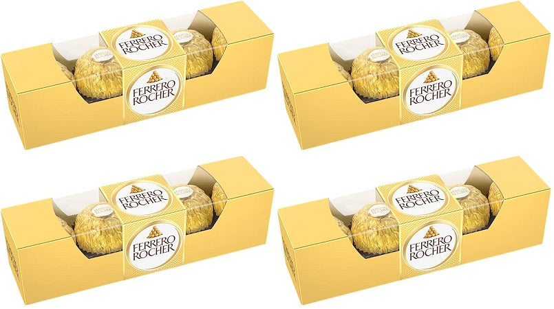 4 X Ferrero Rocher Gift Box Cone T17 213GM
