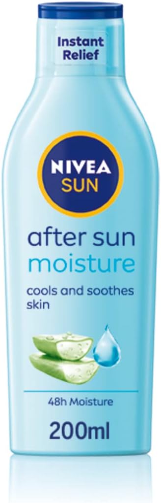 6 x Nivea Moisturising After Sun Lotion 200Ml