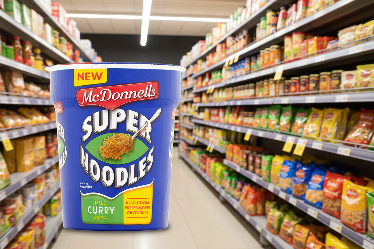 12 x Mcdonnells Super Noodles Classic Curry Flavour 65G