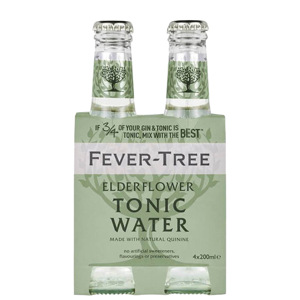 6 x Fever-Tree Premium Elderflower 4 X 200Ml