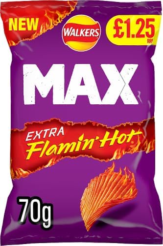 15 x Walkers Max Extra Flamin Hot - 70GM