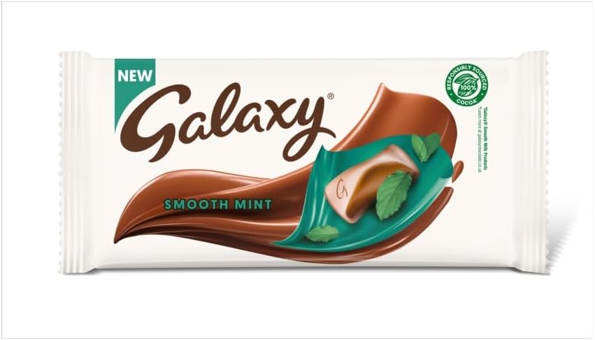 24 x Galaxy Mint Chocolate Block Bar - 110GM