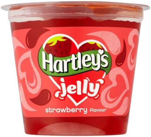 12 x Hartley's Jelly Strawberry Flavour 125G