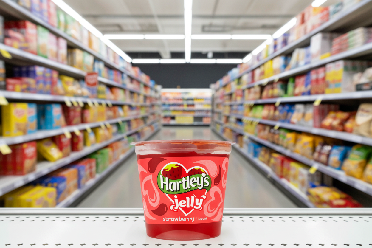 12 x Hartley's Jelly Strawberry Flavour 125G