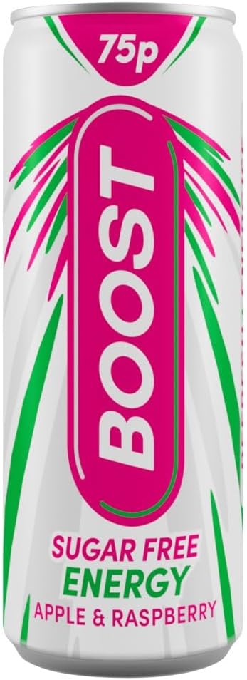 24 x Boost Energy Apple & Raspberry Can - 250ML