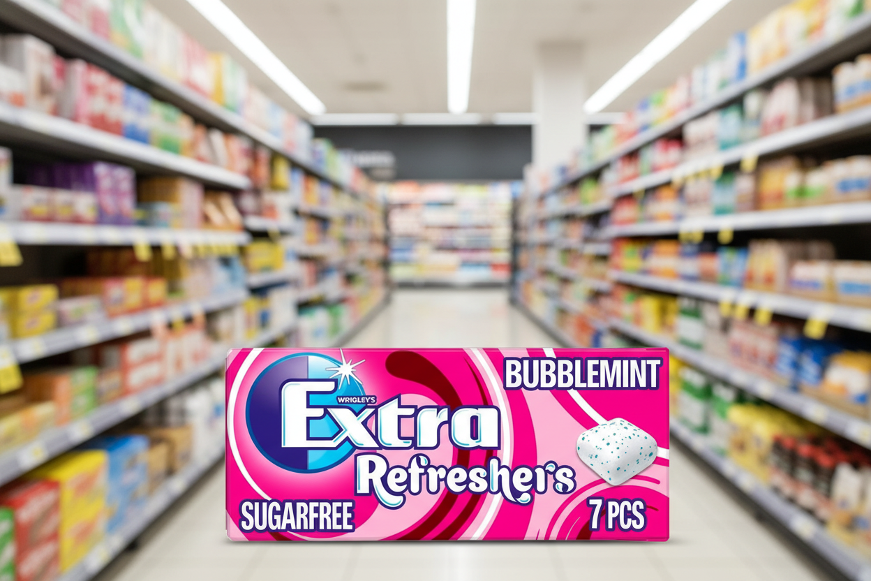 16 x Wrigley's Extra Refreshers Bubblerrint 7Pc