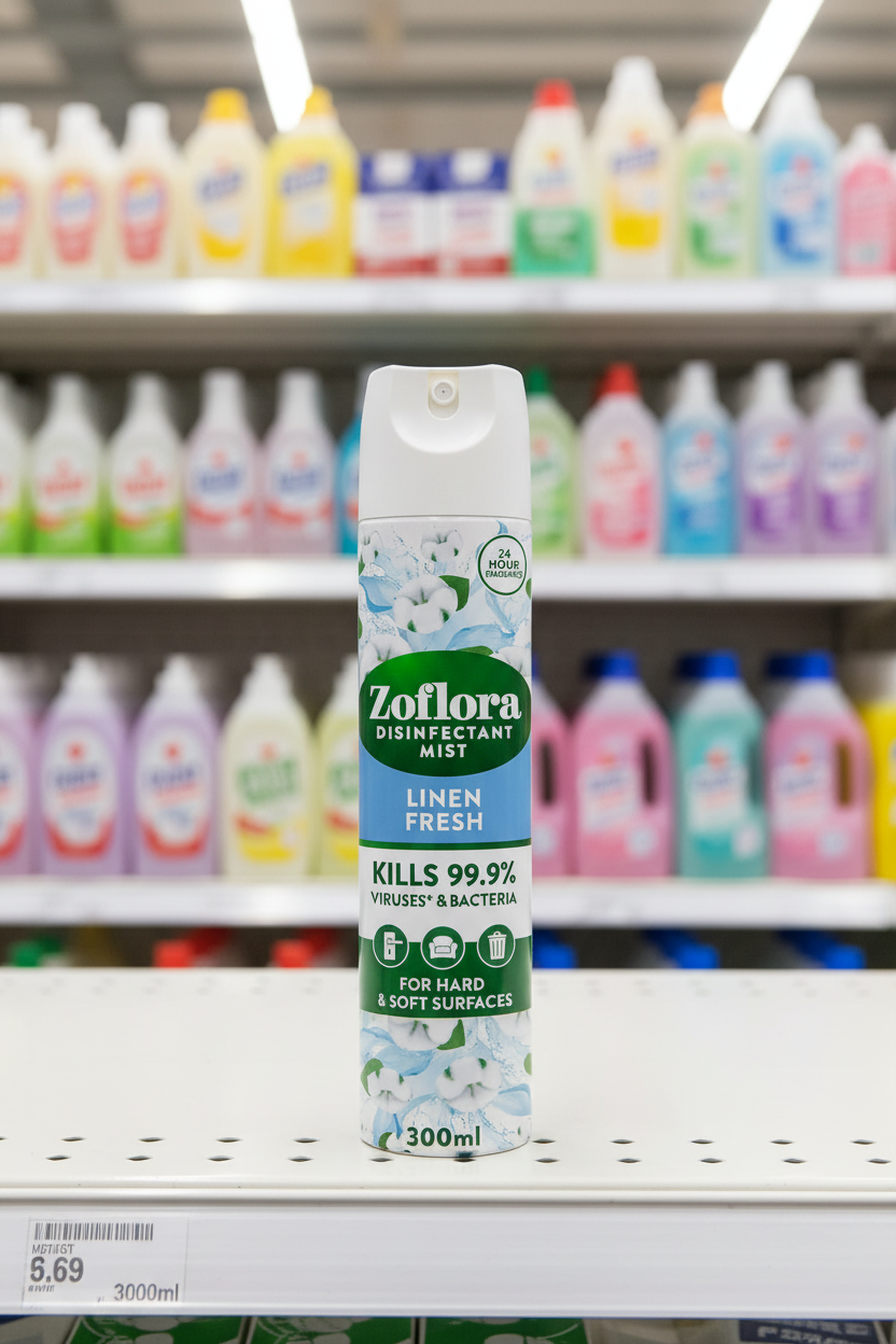 6 x Zoflora Disinfectant Mist Linen Fresh - 300ML