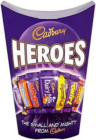 9 x Cadbury Heroes Carton Box Chocolates - 185GM