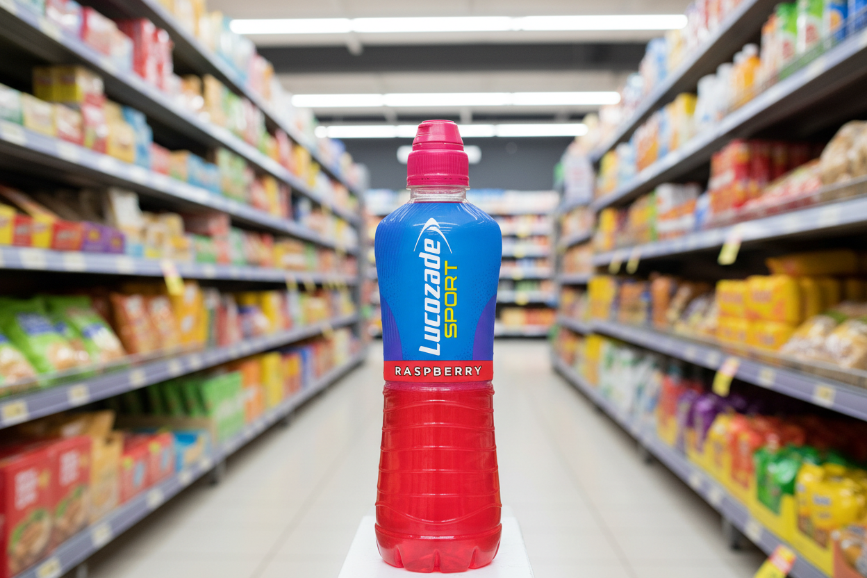 12 x Lucozade Sport Drink Raspberry 500Ml