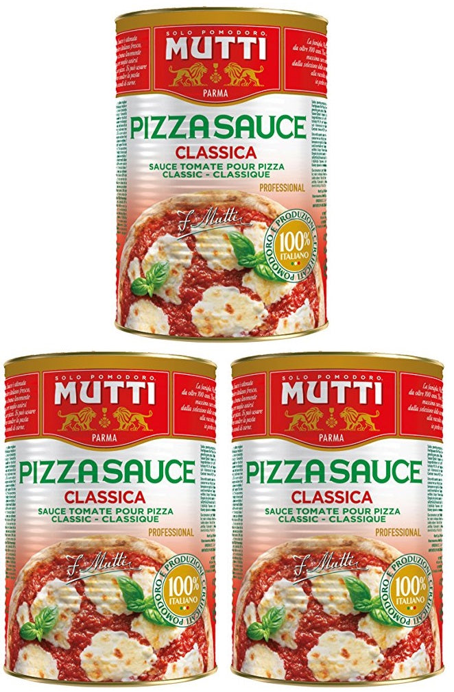 3 x Mutti Parma Pizza Sauce Classic 4100G