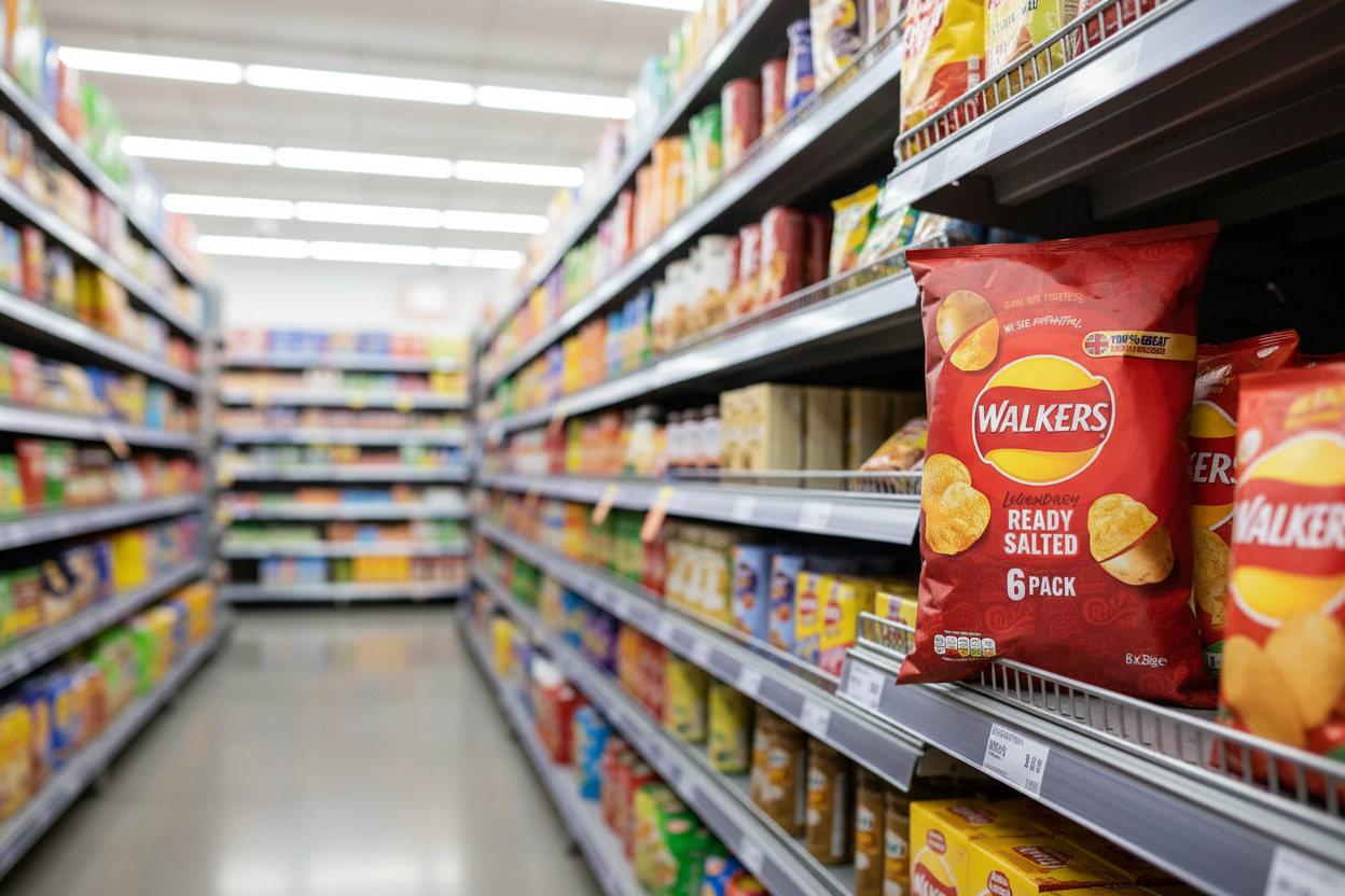 18 x Walkers Ready Salted 6 Pack - 6X25GM