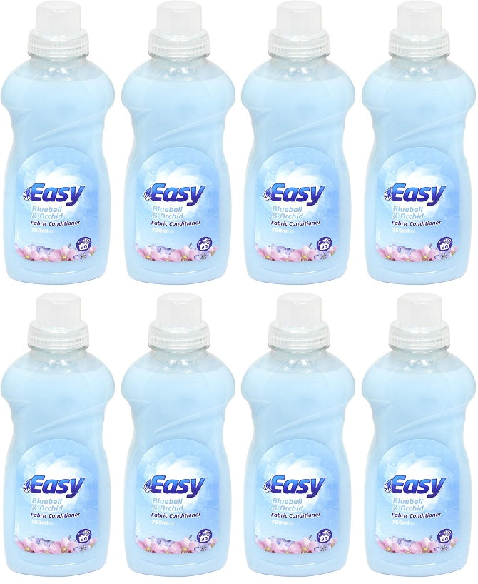 8 x Easy Fabric Conditioner Bluebell & Orchid - 750ML