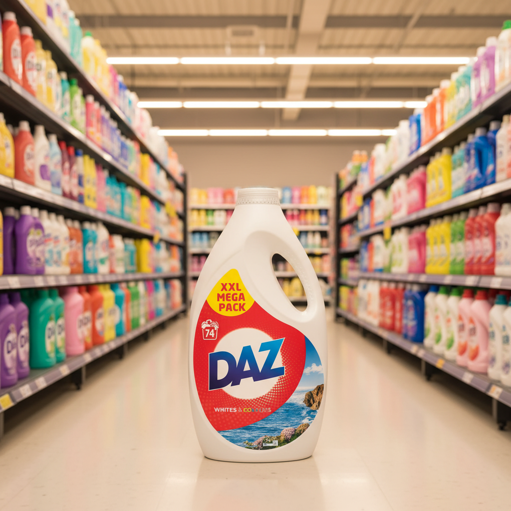4 X Daz Liquid 74 Wash - 2.44 Litre