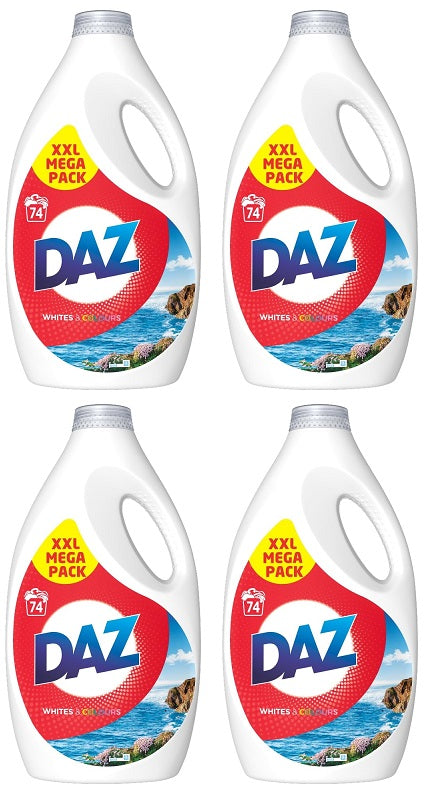 4 X Daz Liquid 74 Wash - 2.44 Litre