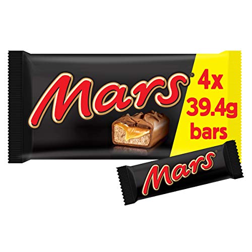 22 x Mars Caramel Nougat & Milk Chocolate Bars Multipack 4 X 39.4G