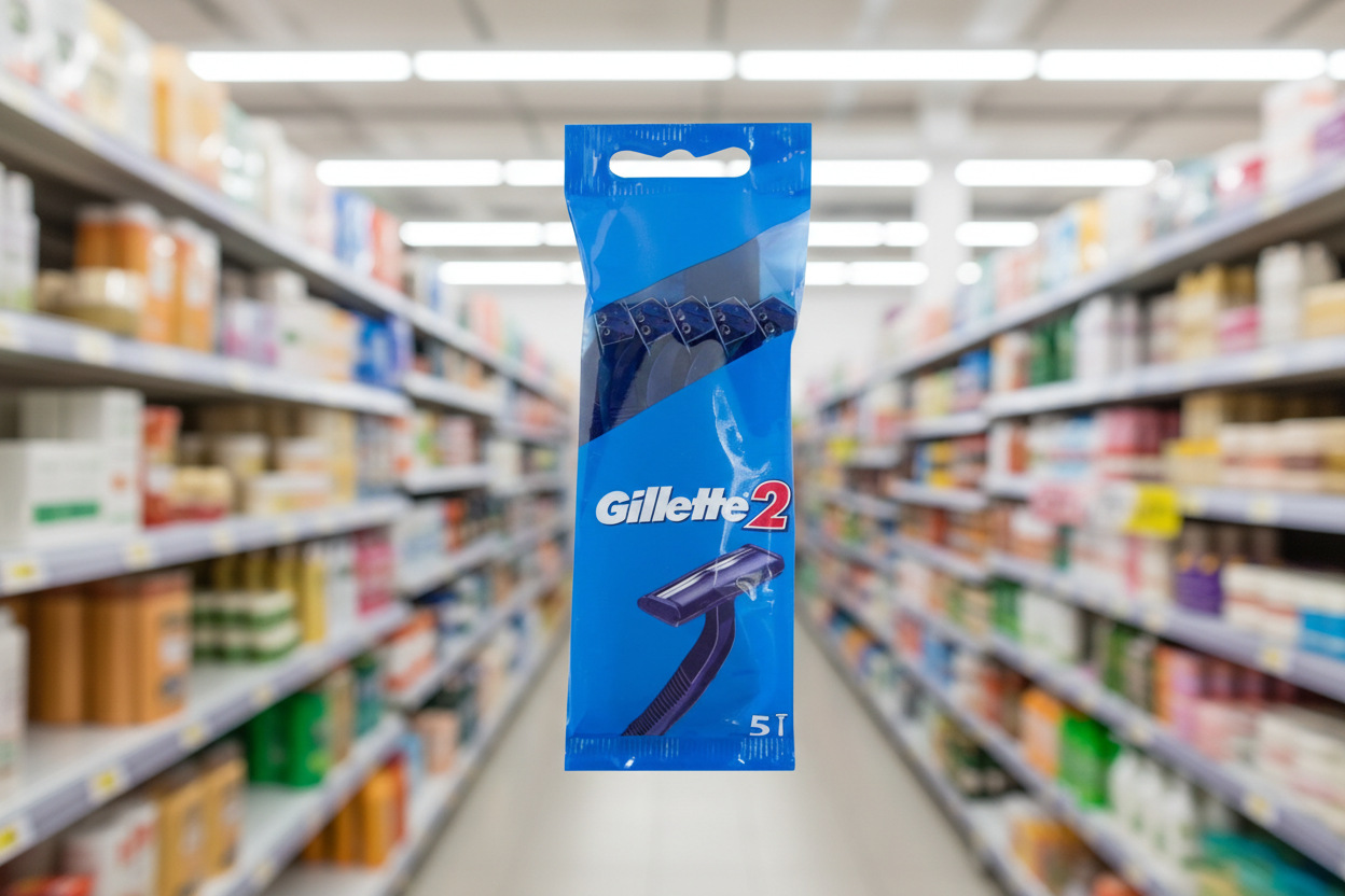 6 x Gillette 2 Disposable Razors - 5 PACK