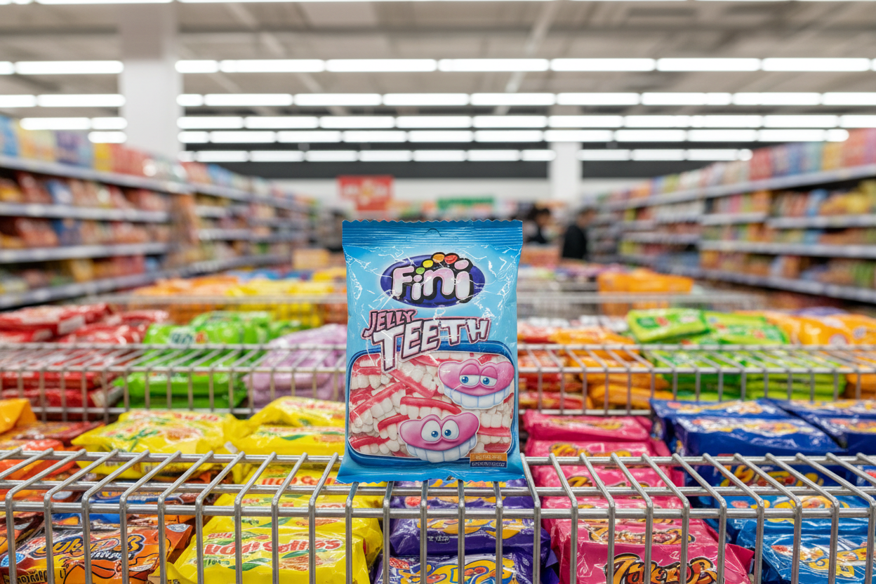 150 x Fini Jelly Teeth 1Kg