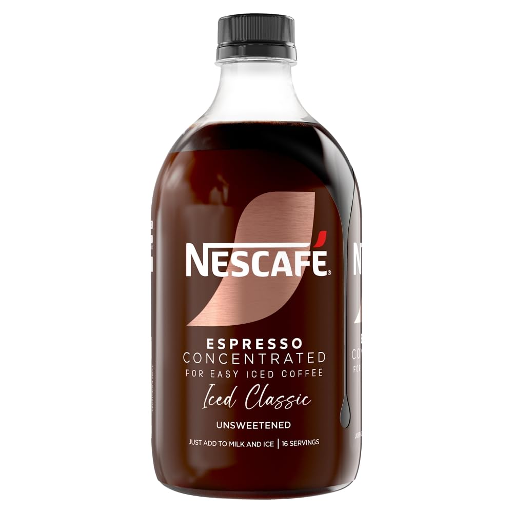 6 X Nescafe Espresso Concentrate Iced Classic Unsweet - 500Ml