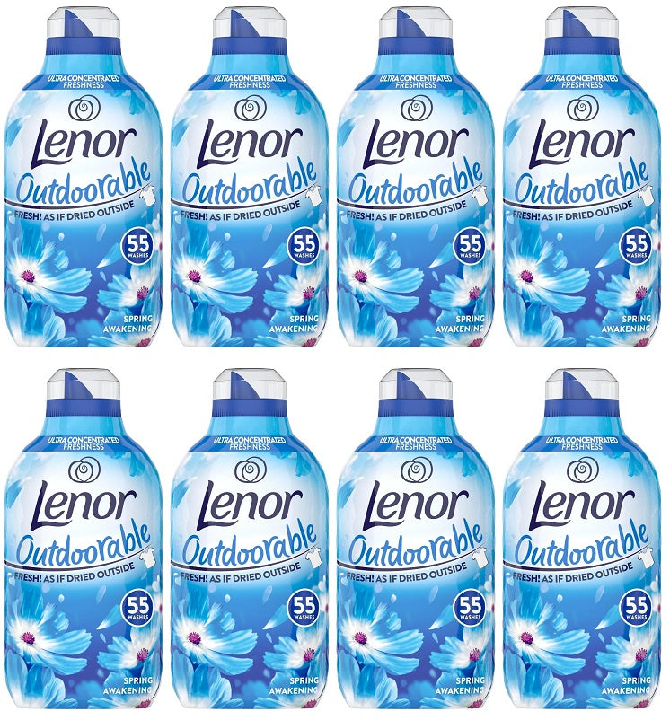 8 x Lenor Outdoorable Spring Awakening 55 Wash - 770ML