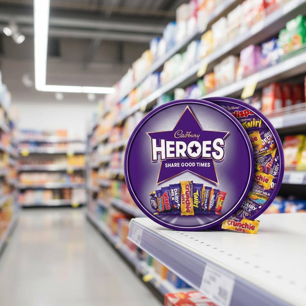 Cadbury Heroes Chocolates Tub 550GM