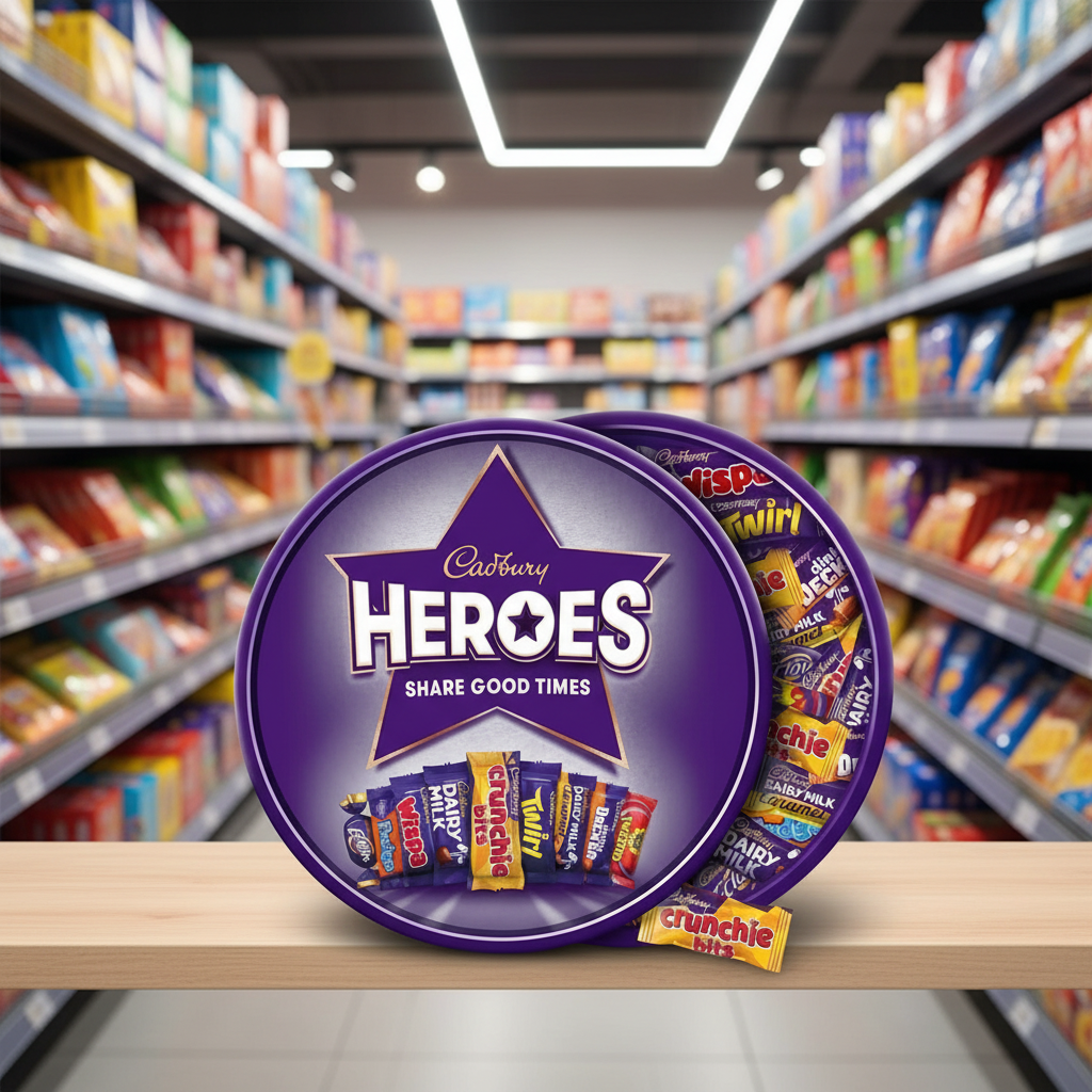Cadbury Heroes Chocolates Tub 550GM