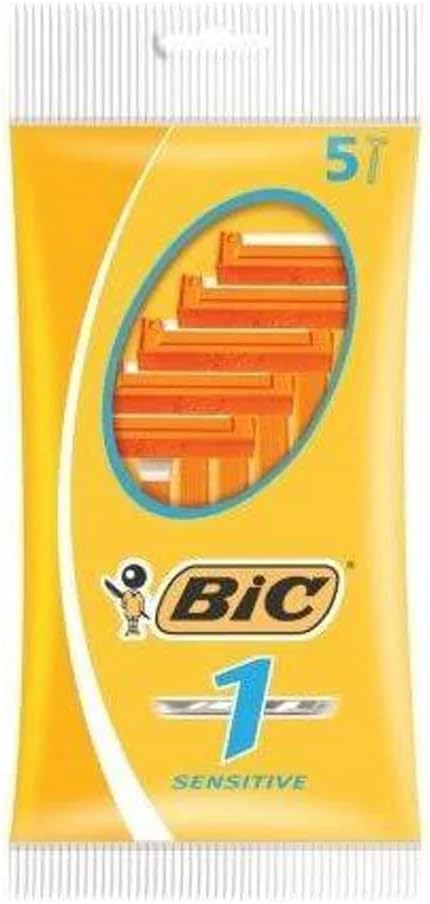 40 x Bic 1 Sensitive Disposable Razors 5 Pack