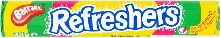 20 x Barratt Refreshers Rolls 34G