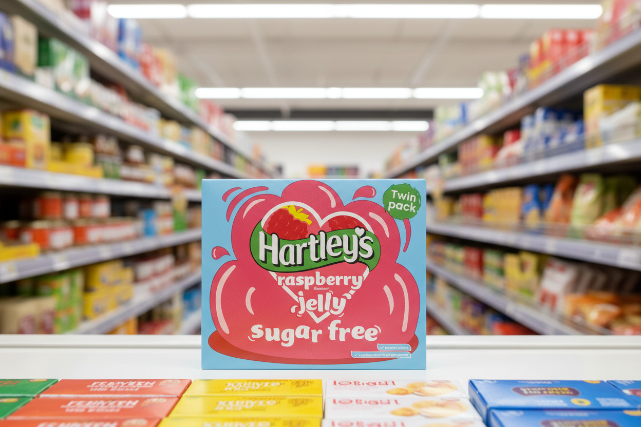12 x Hartley's Raspberry Flavour Jelly 2 X 11.5G (23G)
