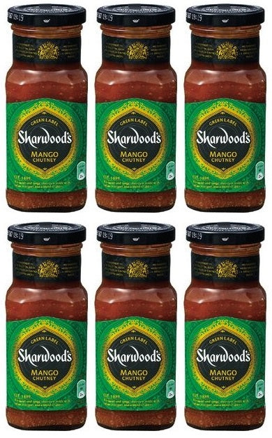 6 x Sharwood's Mango Chutney 227G