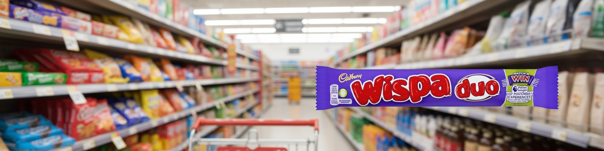 32 x Cadbury Wispa Duo Chocolate Bar 47.4G