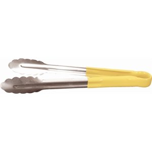 Hygiplas Colour Coded Serving Tong Yellow 300Mm