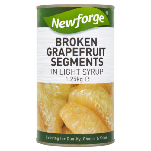 Newforge Broken Grapefruit Segments In Light Syrup 1.25Kg