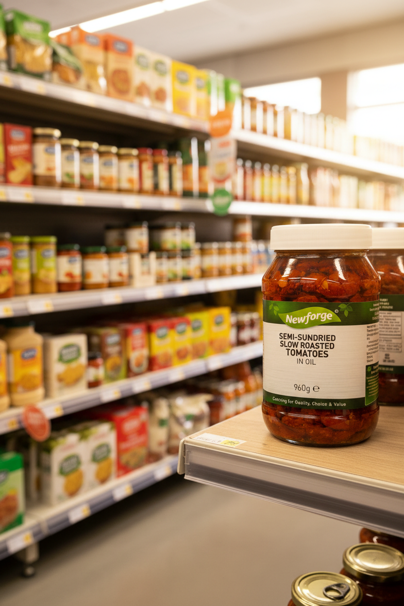 Newforge Semi Sundried Tomatoes 890g