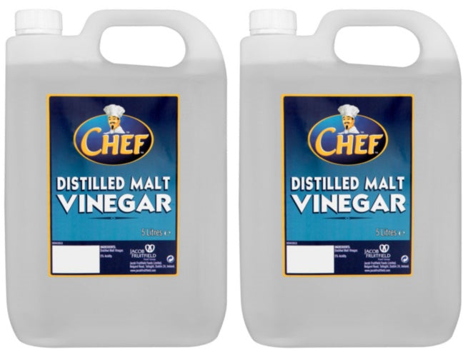 2 x Chef Distilled Malt Vinegar 5L