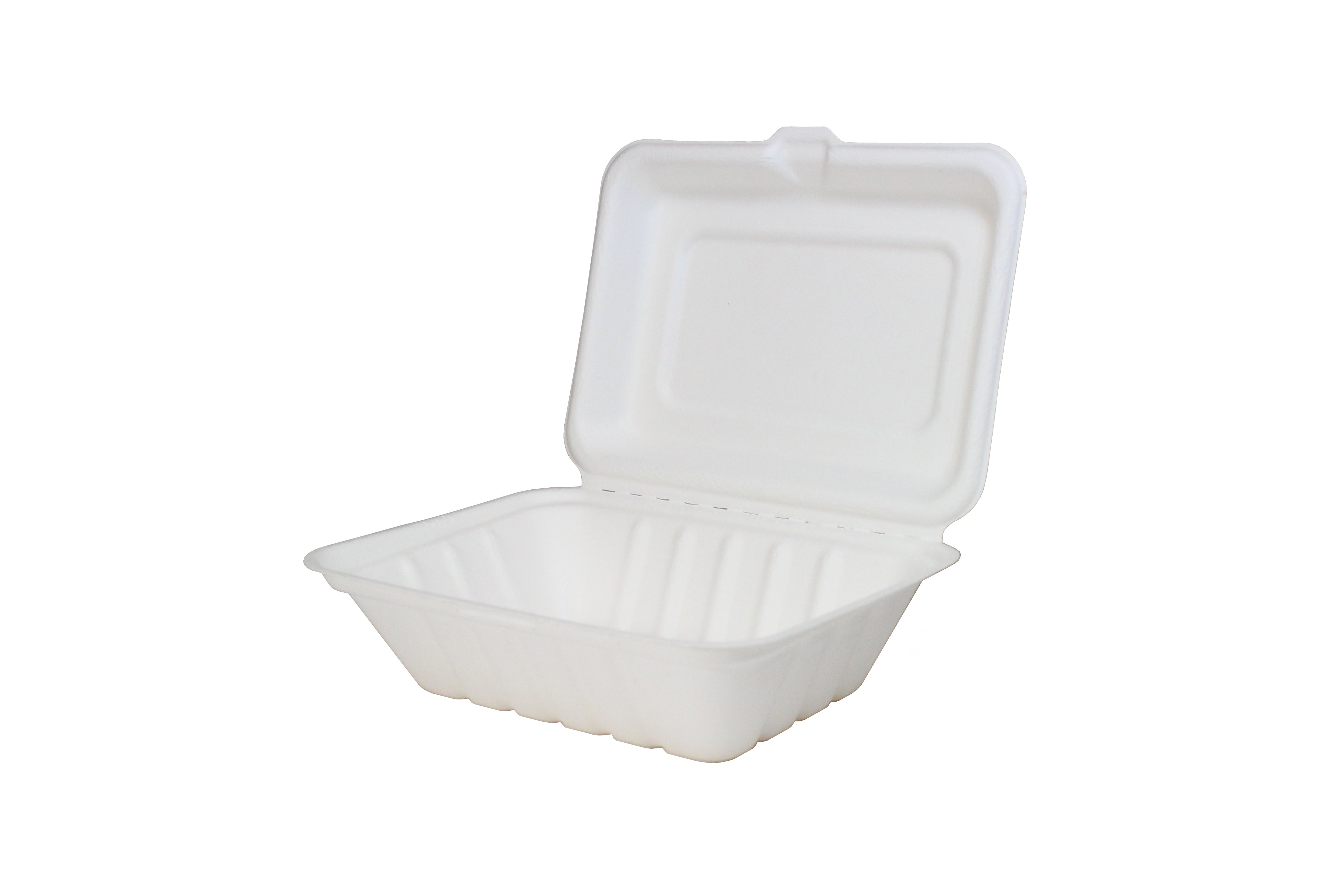 Bagasse Meal Box Rectangle 7In