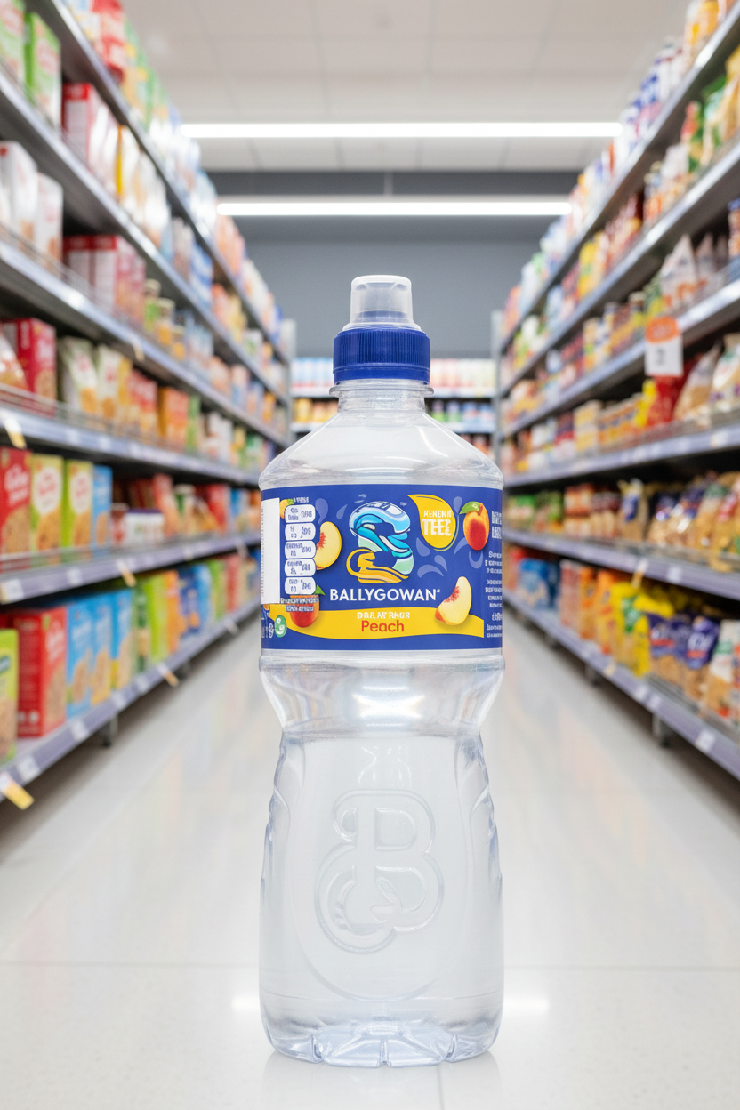 15 x Ballygowan Hint Of Fruit Peach 750Ml