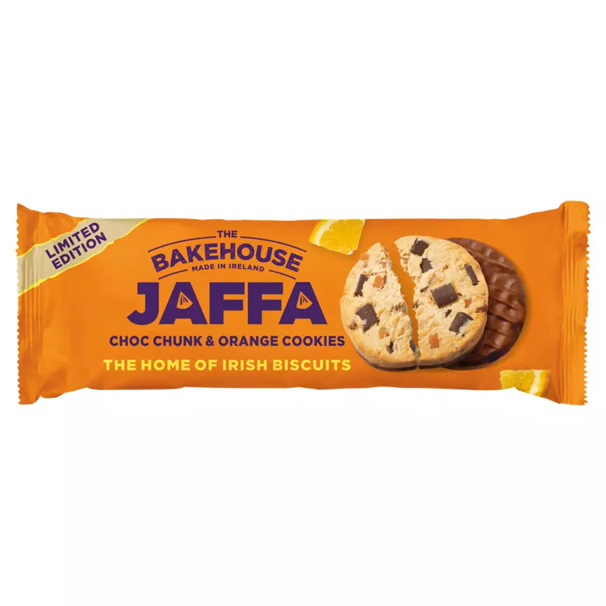 12 x East Coast Bakehouse Dipped Jaffa Choc Orange Cookies 230G