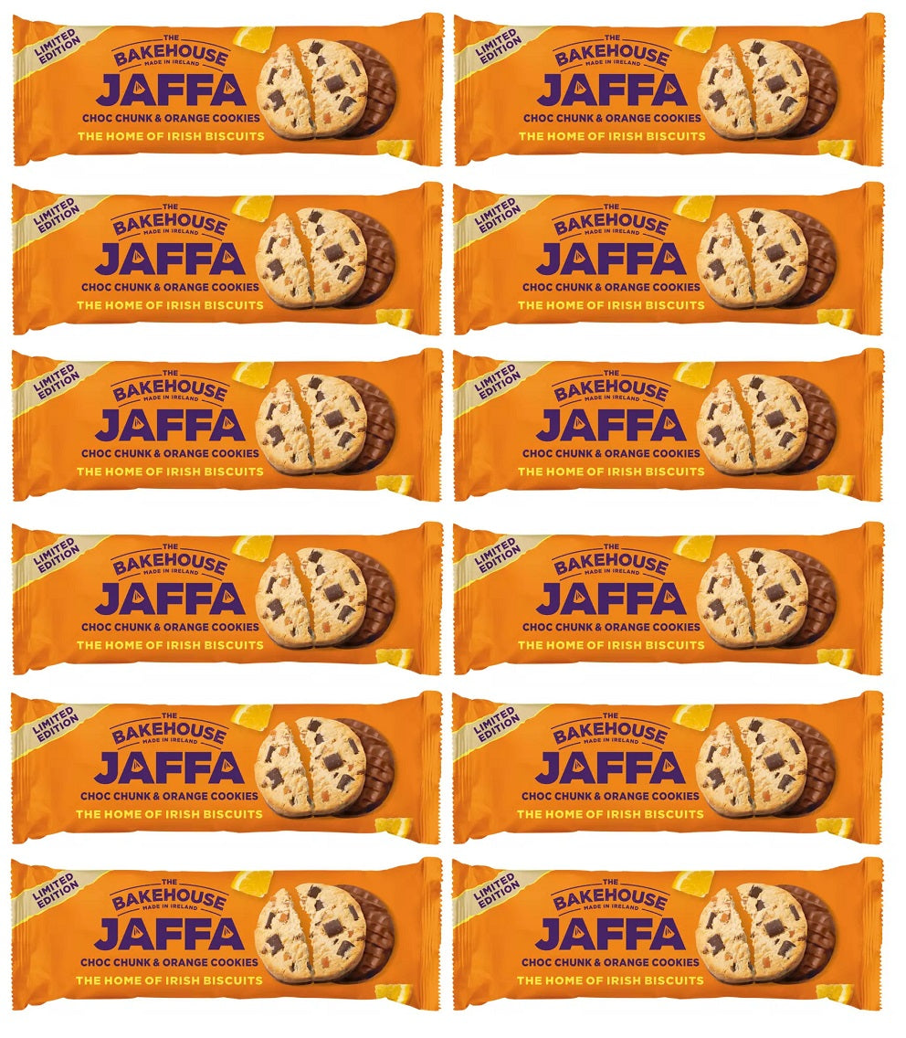 12 x East Coast Bakehouse Dipped Jaffa Choc Orange Cookies 230G