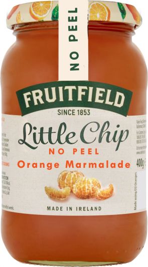 12 x Fruitfield Little Chip No Peel Orange Marmalade 454G