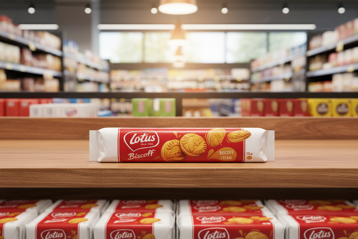 9 x Lotus Biscoff Sandwich Biscoff Cream 150Gm