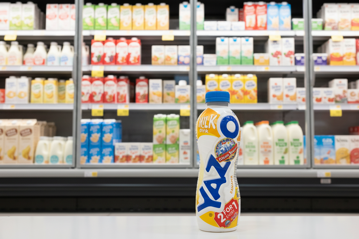 10 x Yazoo Milk Drink Banana 400Ml