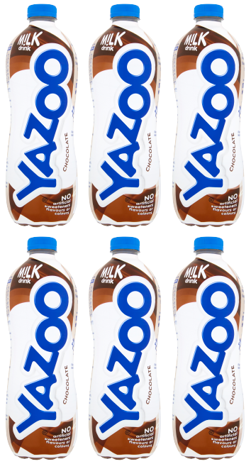 6 x Yazoo Chocolate Milk Drink 1Lt