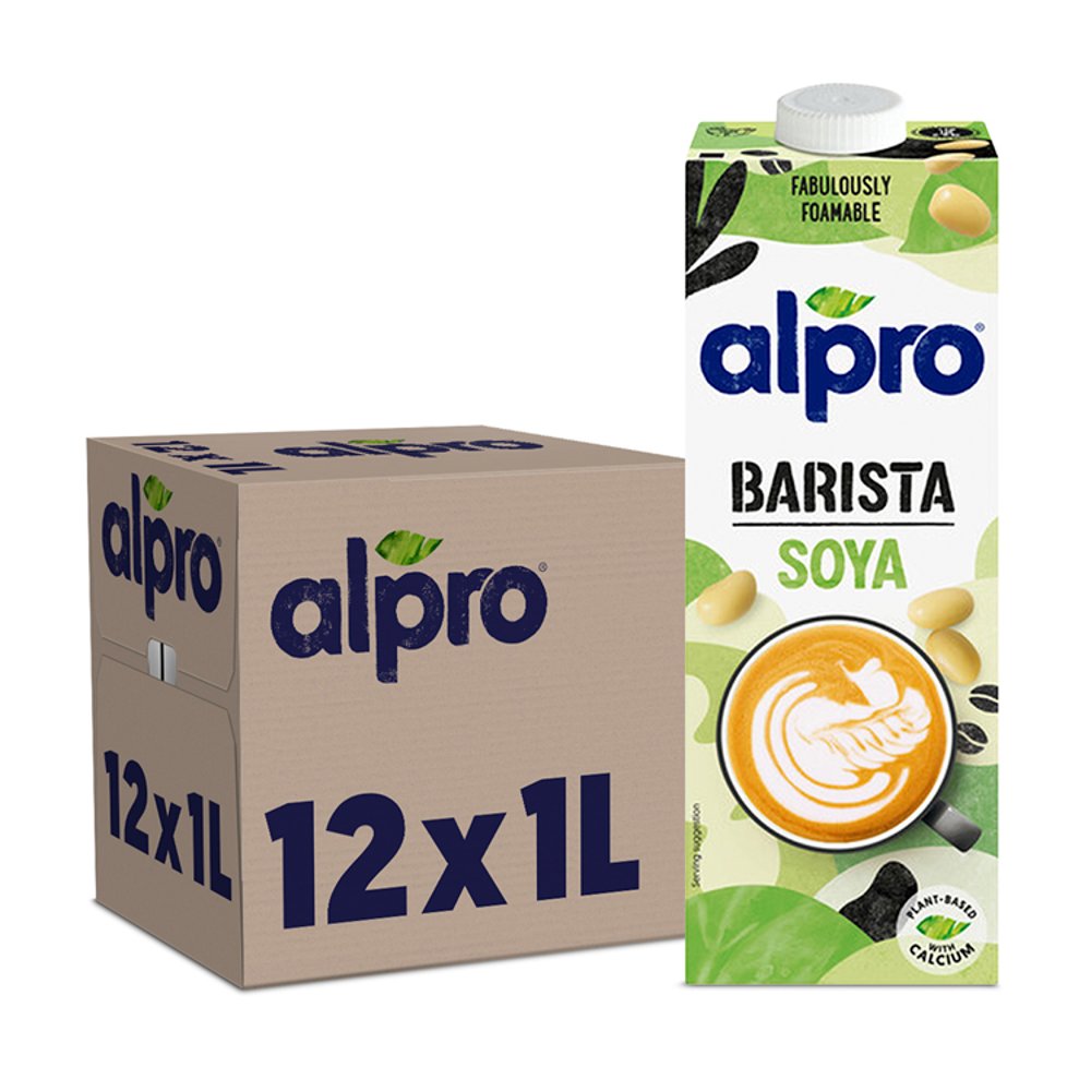 12 x Alpro Barista Soya 1L