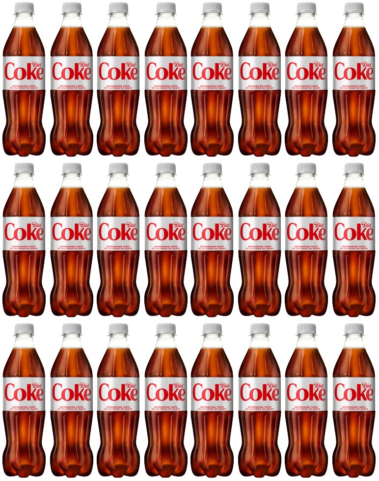 24 x Diet Coke Contour 500Ml